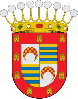 Герб с графской геральдической короной.