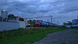 Вид на островную платформу, 2020 год