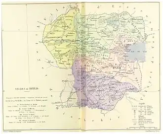 Вилайет Битлис на карте