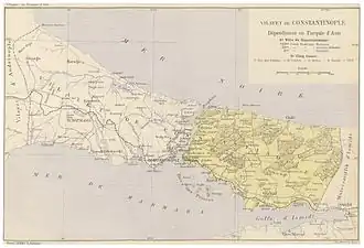 Вилайет Стамбул на карте