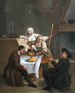 Пьетро Лонги. «Полента». 1740