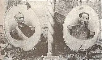 Мигель Иглесиас Пино и Андрес Авелино Касерес