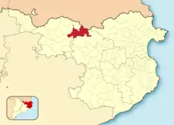 Расположение муниципалитета на карте провинции