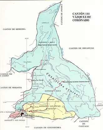 Васкес-де-Коронадо на карте