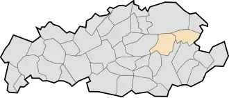 Кантон Курьер в составе округа