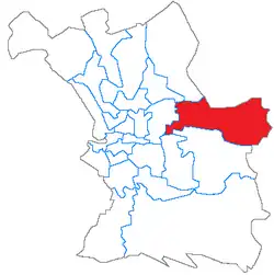 Кантон на карте департамента Буш-дю-Рон