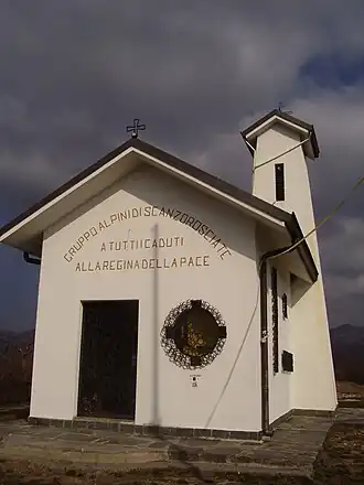 Часовня альпийских стрелков в Сканцо