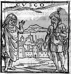 Город Куско. Педро Сьеса де Леон. Хроника Перу, Глава XCII. 1553.