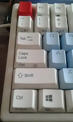 Клавиатура с возможностью поменять местами клавиши ⇪ Caps Lock и Ctrl