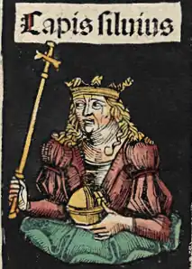 Изображение Каписа Сильвия из Нюрнбергской хроники (1493)