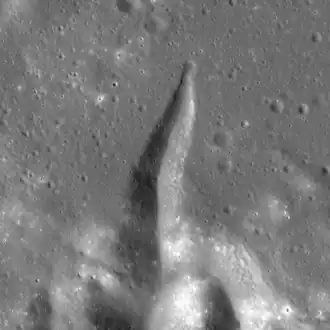 Снимок зонда Lunar Reconnaissance Orbiter, 2009