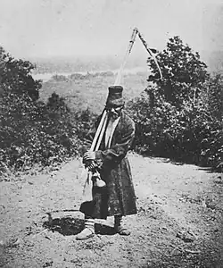 Косец. Фото В. А. Каррик, 1870-е гг.