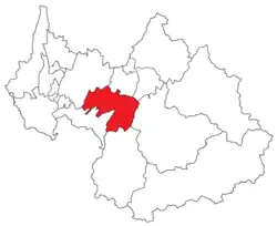 Кантон на карте департамента Савойя