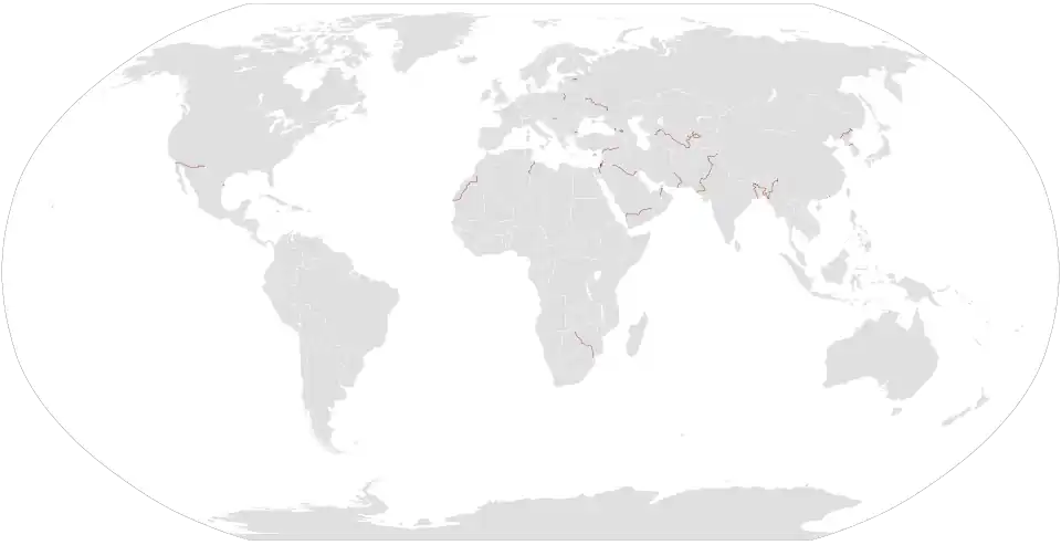 Разделительные стены в мире