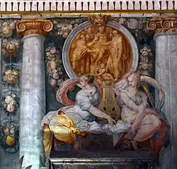 Деталь фрески Зала Паолина. Между 1545 и 1547. Замок Сант-Анджело, Рим