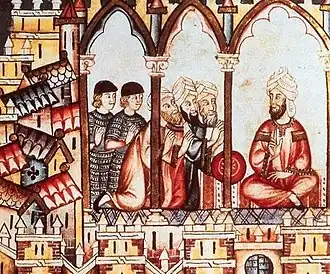 Кастильские послы предлагают халифу присоединиться к их союзу.