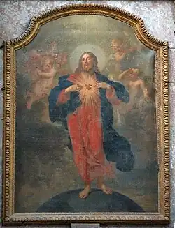 Святейшее Сердце Иисуса Христа. Фреска. Собор Святого Стефана, Туль