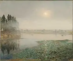 Туман над рекой. Местонахождение не установлено
