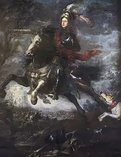 Конный портрет Фердинанда Карла Австрийского. Между 1645 и 1661. Холст, масло. Замок Амбрас, Инсбрук