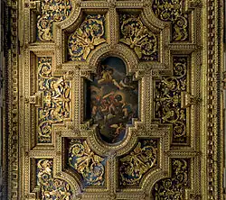 Деталь плафона. Гверчино. Слава святого Хризогона.