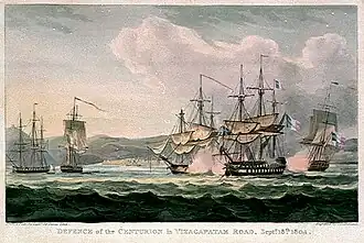HMS Centurion против Marengo, 15 сентября 1804