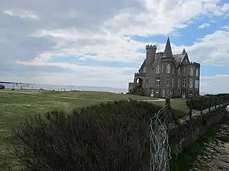 Вид комплекса со стороны города