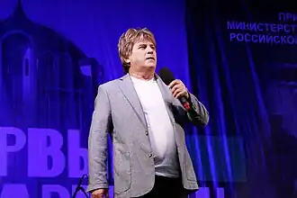 Алексей Глызин в Туле на финале акции Первого канала "Первый в армии", 15 сентября 2016 года