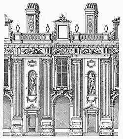 Офорт из серии «Характер ренессансной архитектуры»