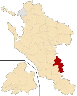Кантон на карте департамента Приморская Шаранта