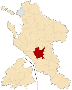 Кантон на карте департамента Приморская Шаранта