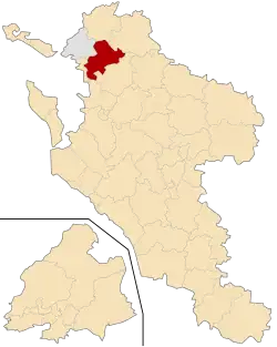 Кантон на карте департамента Приморская Шаранта