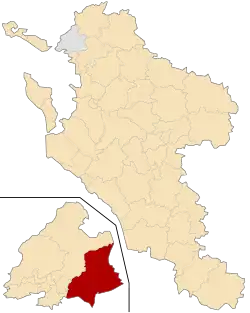 Кантон на карте департамента Шаранта Приморская