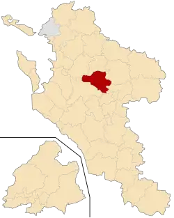 Кантон на карте департамента Приморская Шаранта