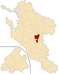 Кантон на карте департамента Шаранта Приморская