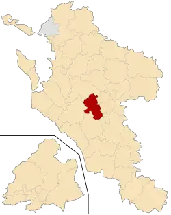 Кантон на карте департамента Шаранта Приморская