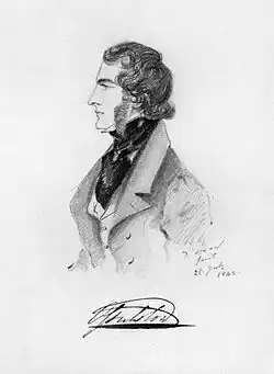 Портрет Чарльза Огастеса Беннета работы Альфреда д'Орсе