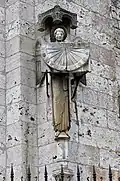 Статуя ангела с часами, Шартрский собор