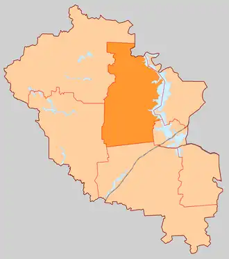 Чайкинское сельское поселение на карте