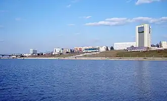 Вид на Чебоксарский залив