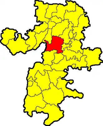 Чебаркульский район на карте