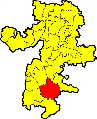 город Карталы и Карталинский районКарталинский муниципальный район на карте