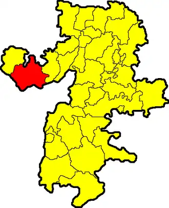 город Катав-Ивановск и Катав-Ивановский районКатав-Ивановский муниципальный район на карте