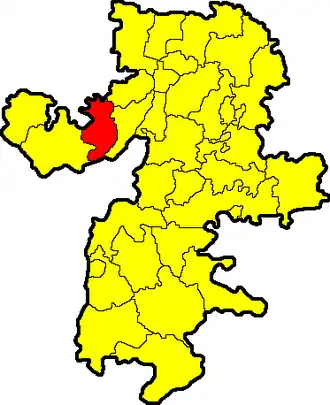город Сатка и Саткинский районСаткинский муниципальный район на карте