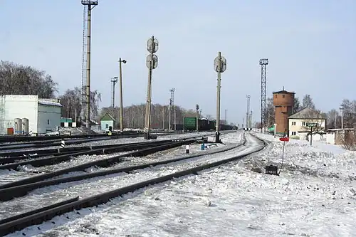 Станция Чемровка (вход на станцию со стороны Бийска)