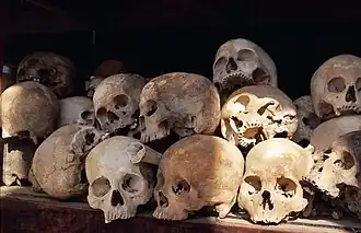 Черепа жертв геноцида