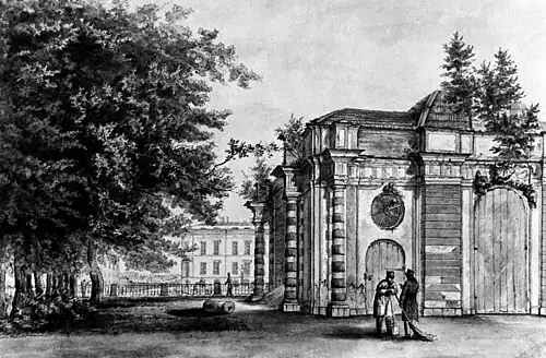 Грот в Летнем саду Петербурга (не сохранился)