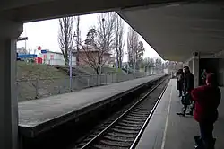 Неработающая боковая платформа