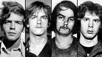 Робин Гехт. Эндрю Кокоралеис. Томас Кокоралеис. Эдвард Спрайтцер. 
Ноябрь 1982 года.