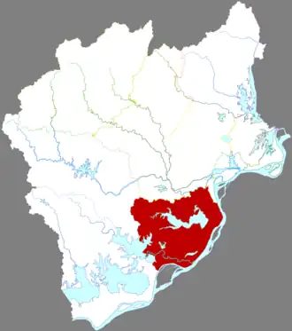 Ванцзян на карте