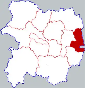 Фуфэн на карте